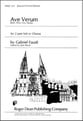 Ave Verum Two-Part choral sheet music cover